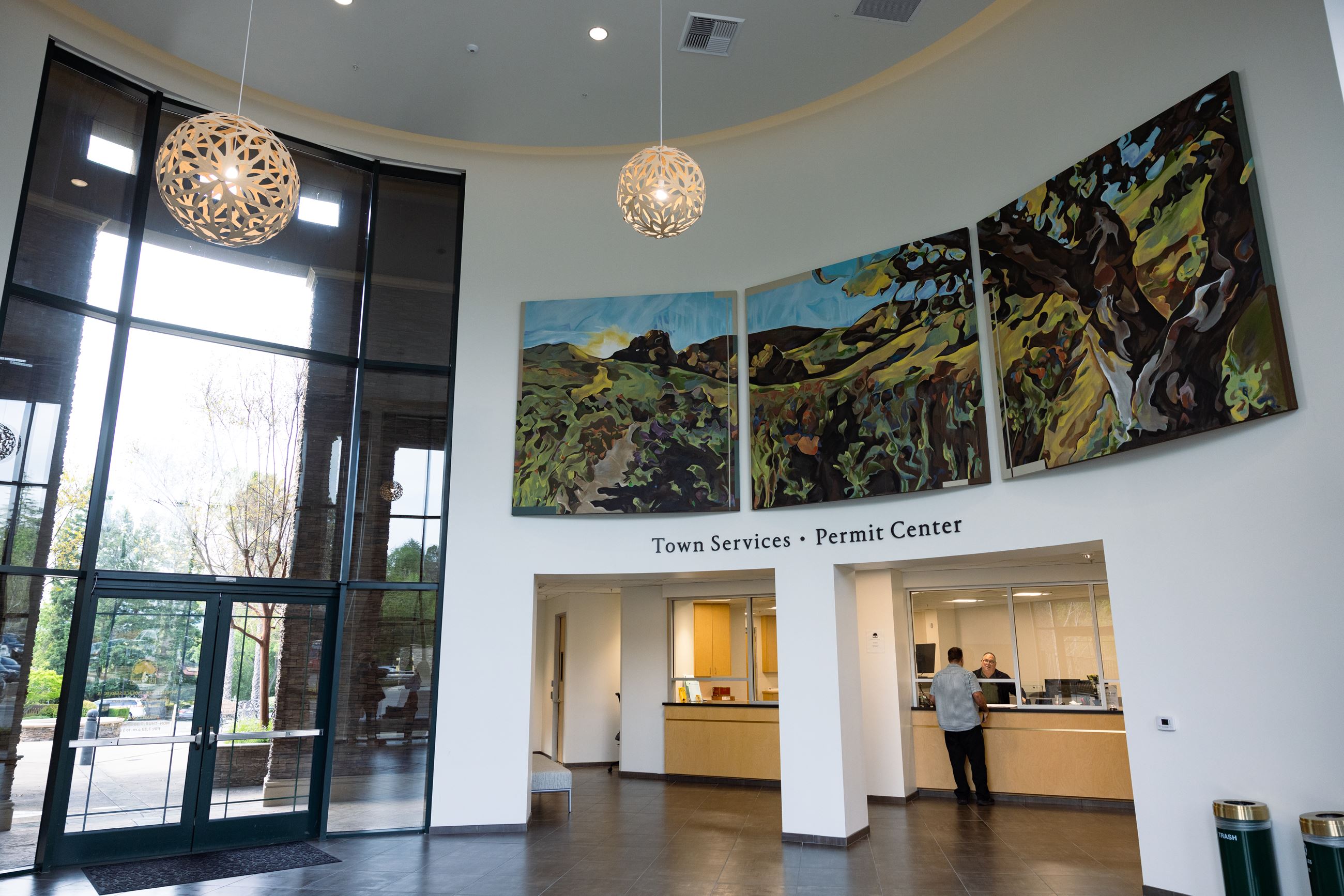 Danville Town Offices Lobby